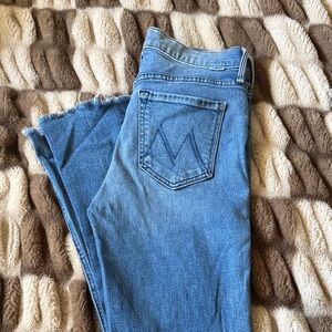 MOTHER Light Blue Flare Jeans